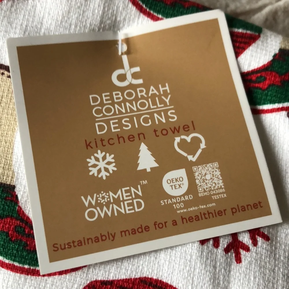 NEW Western Cowboy Boots Christmas Holiday Kitchen Towel Set
